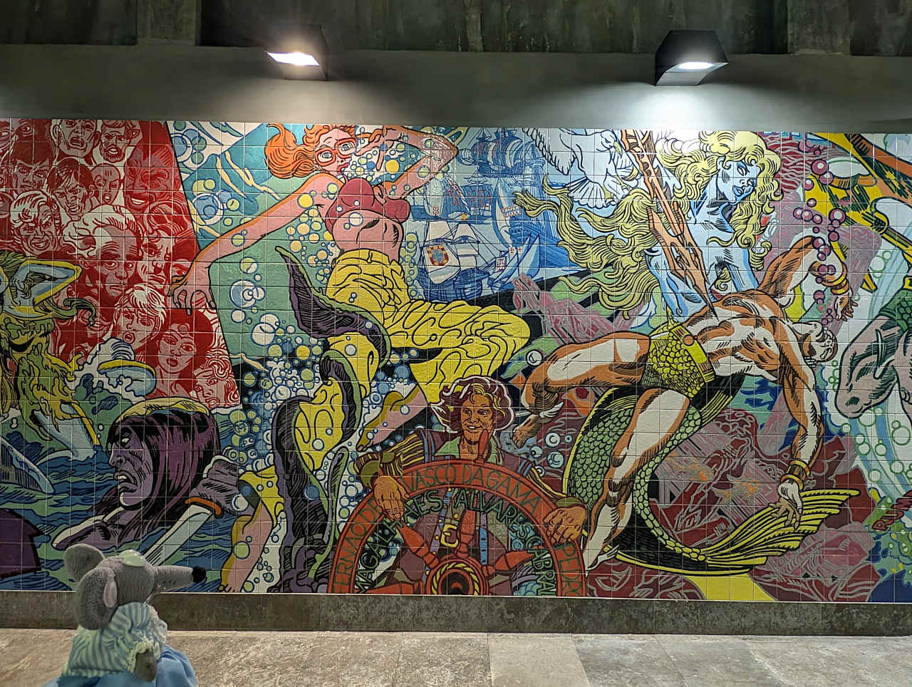 station de métro Oriente à Lisbonne