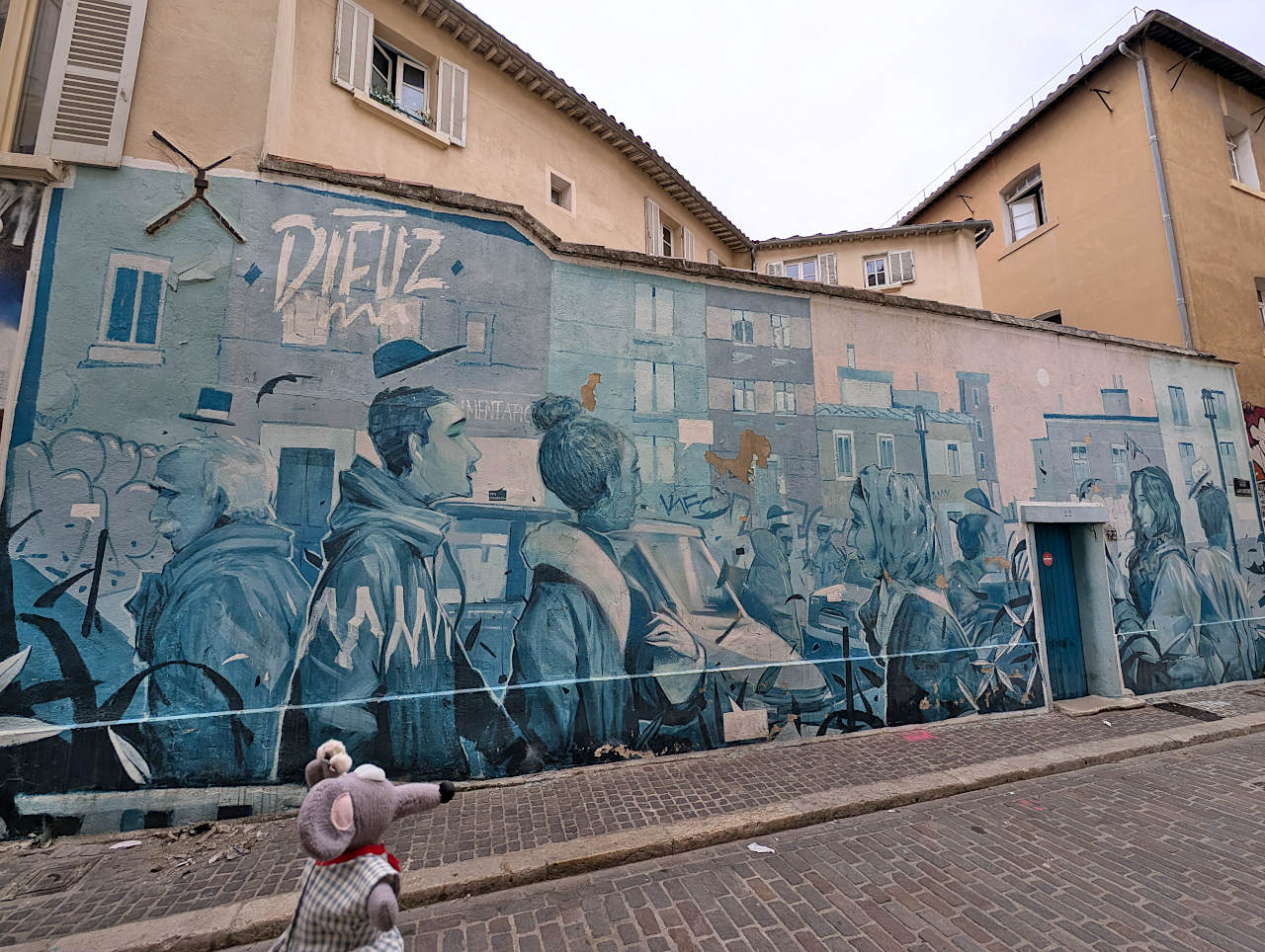 Marseille Panier street art 