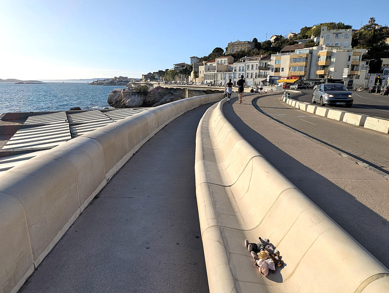 Marseille banc de la Corniche