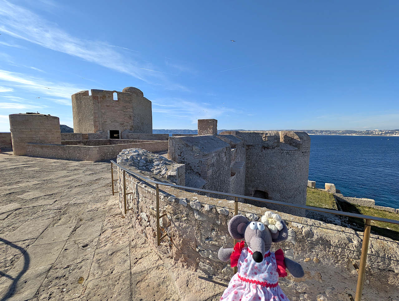 au sommet du château d'If