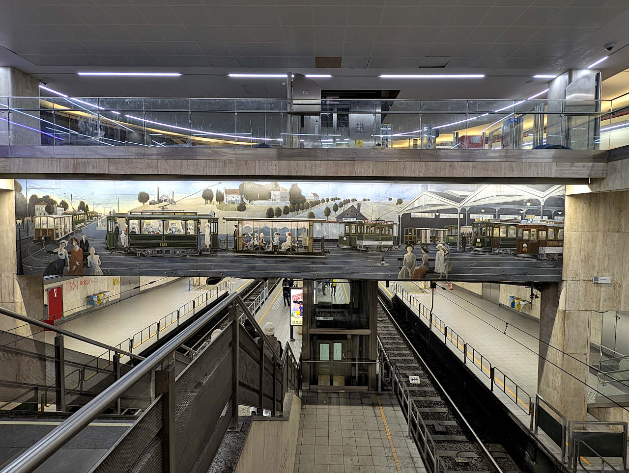 pré-métro de Bruxelles station Bourse