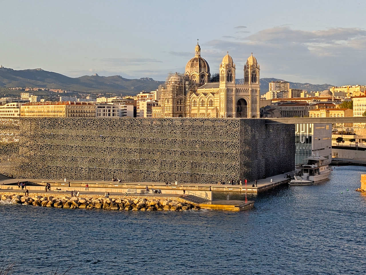vue sur le MUCEM et la Major