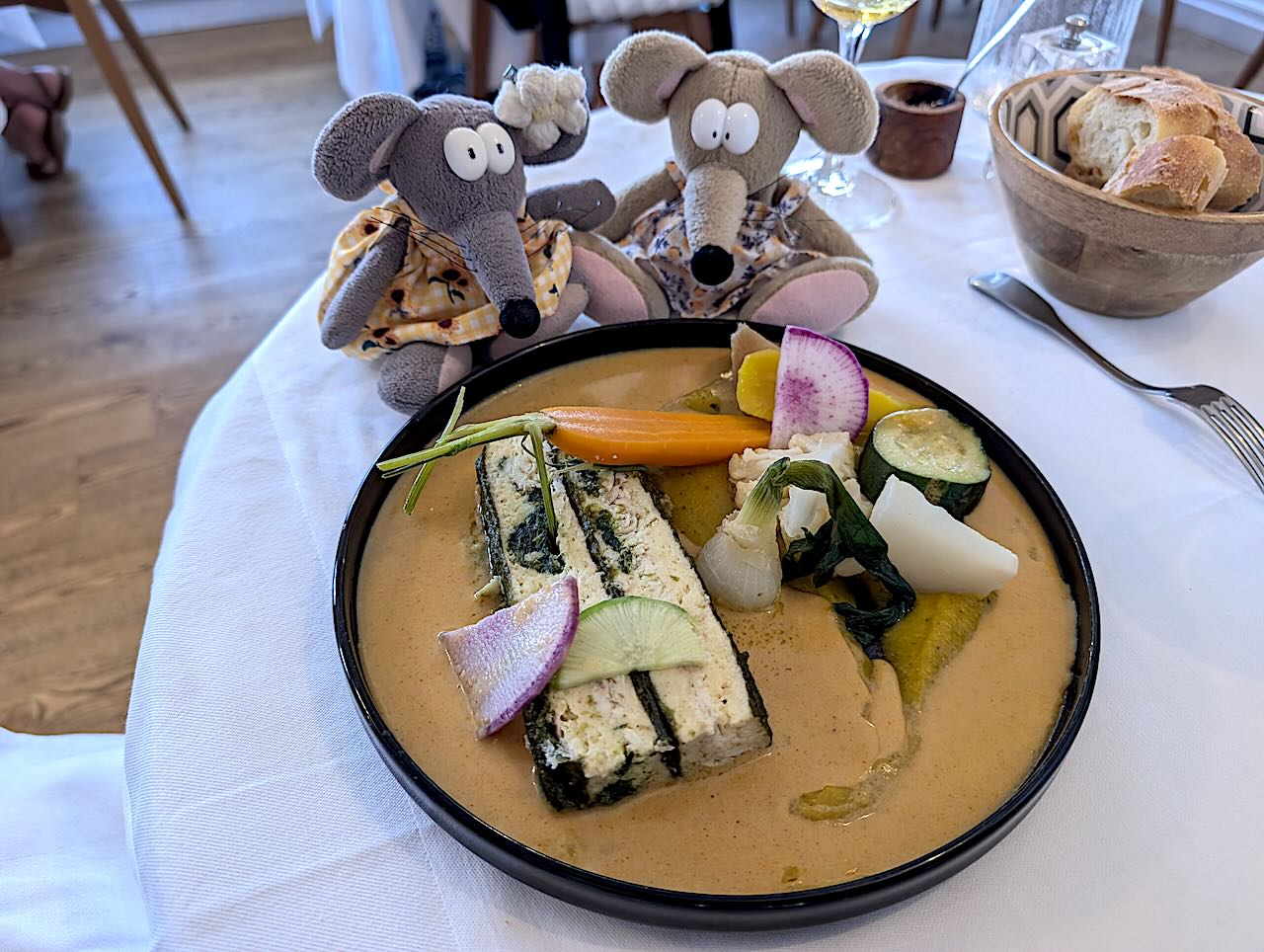 L'Aquilon restaurant millefeuille de raie