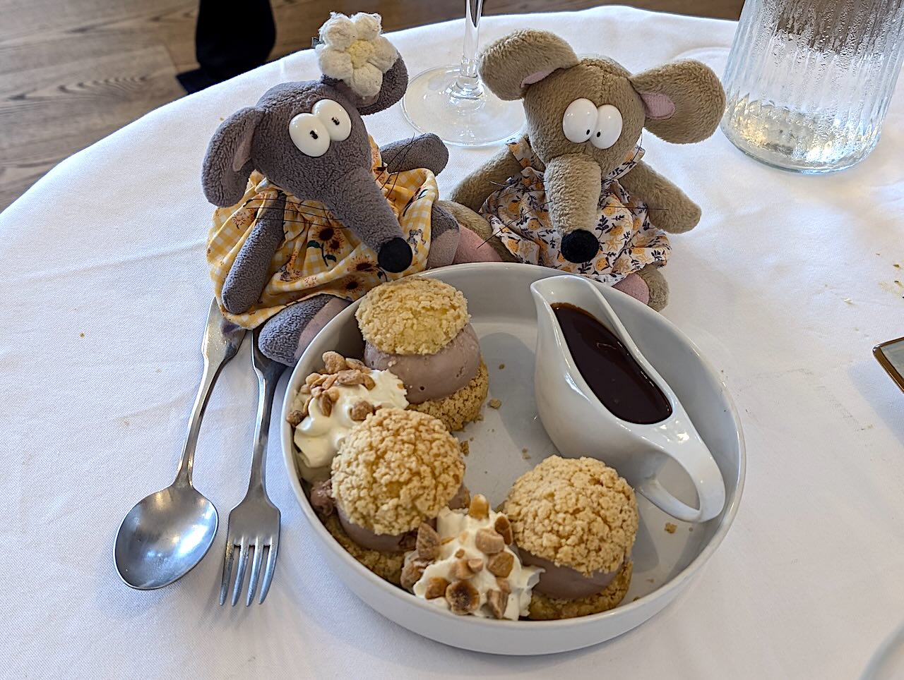 L'Aquilon restaurant profiteroles