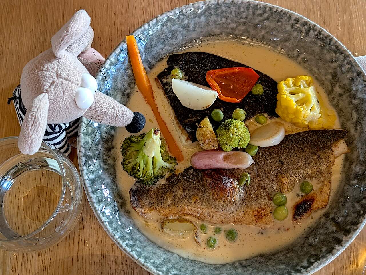 L'O2 Mer Dieppe poisson sauce cèpes