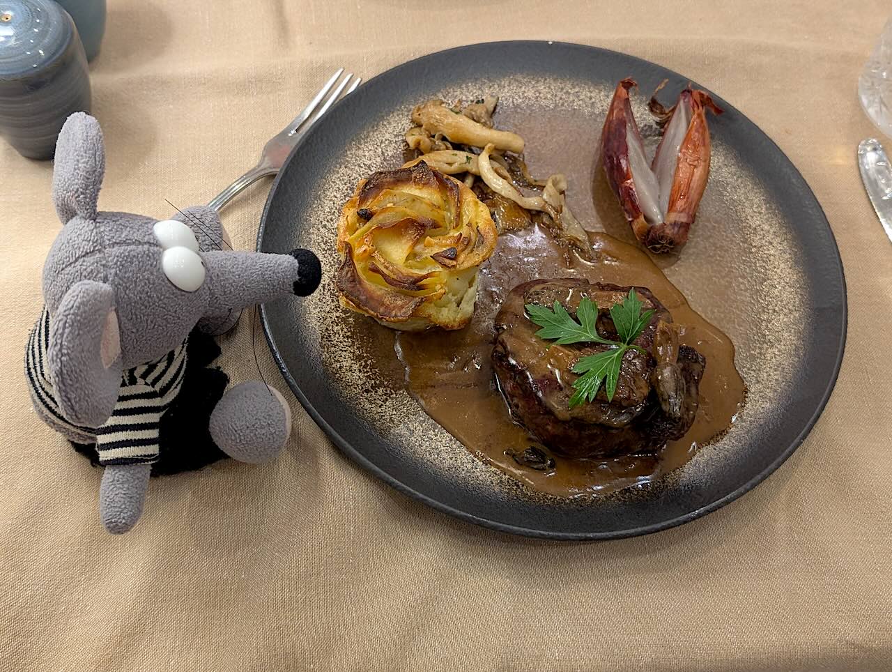 boeuf aux morilles Musardière à Dieppe