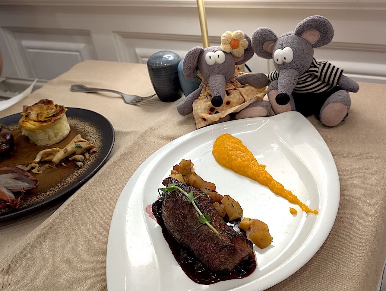 canard au cassis à la Musardière à Dieppe