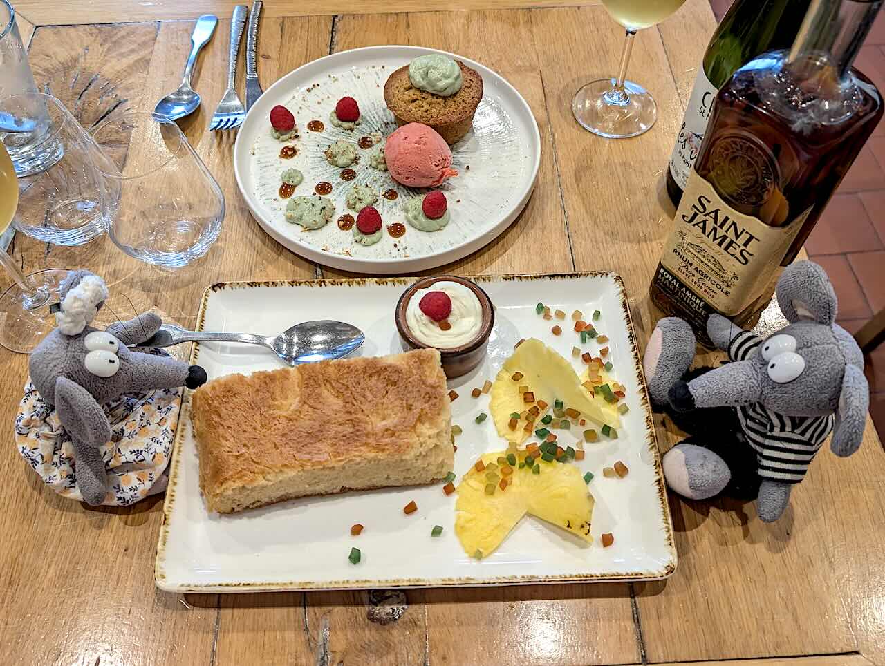 desserts au Turbot à Dieppe