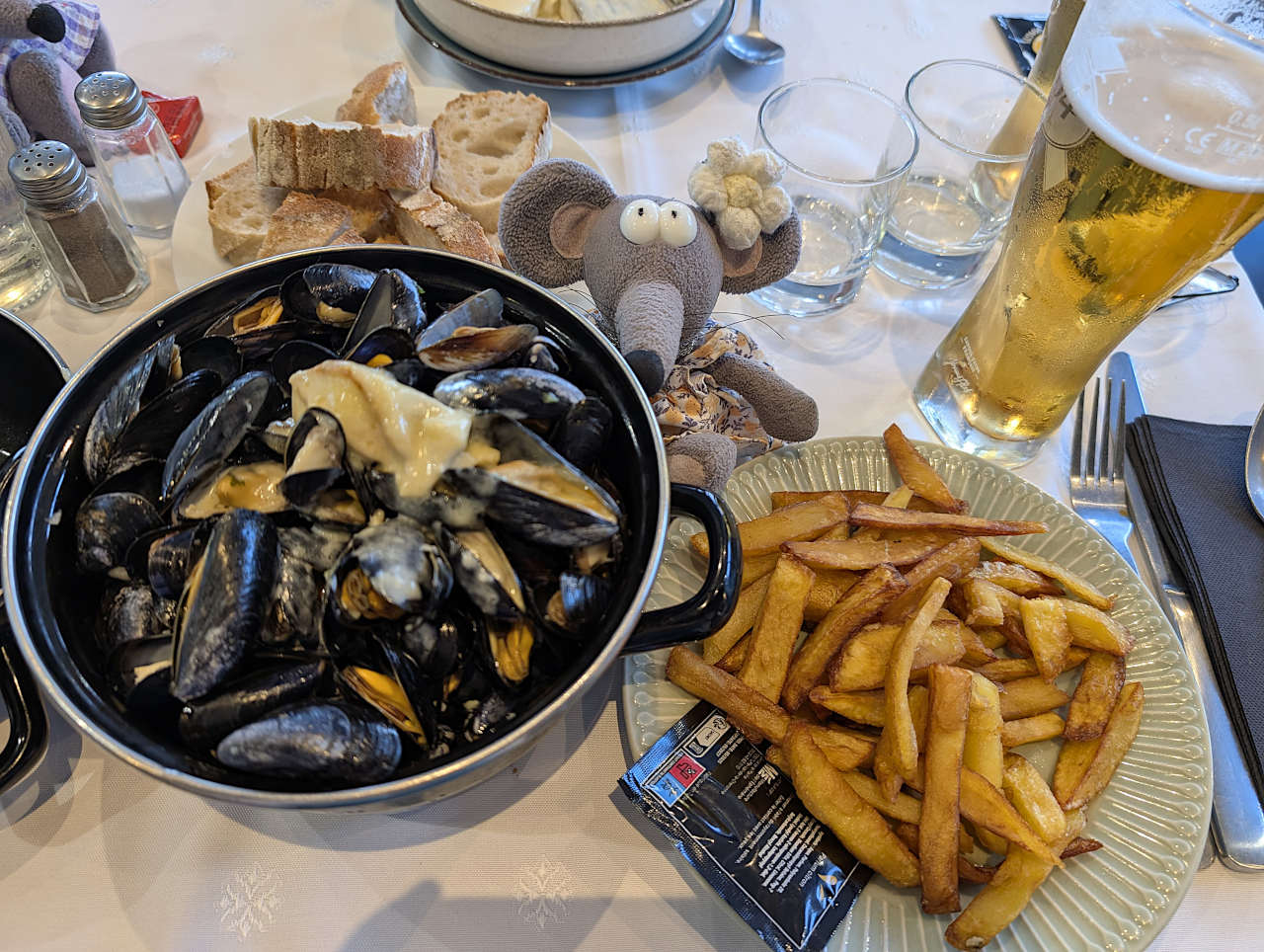 moules frites Neufchâtel à la Réserve Dieppe
