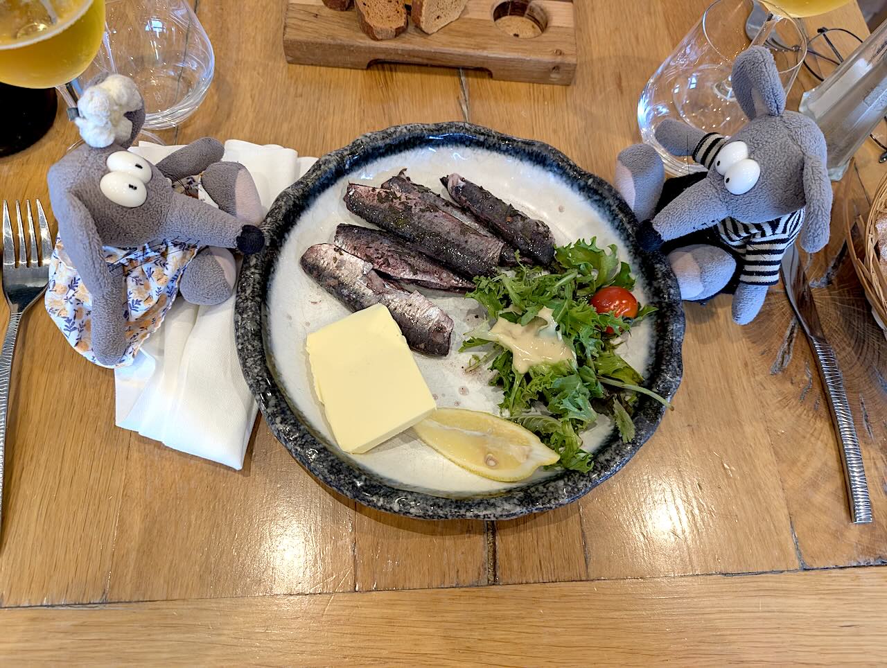 sardines au Turbot à Dieppe