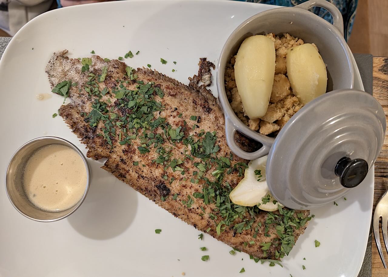 sole au Petit Bouchon à Dieppe