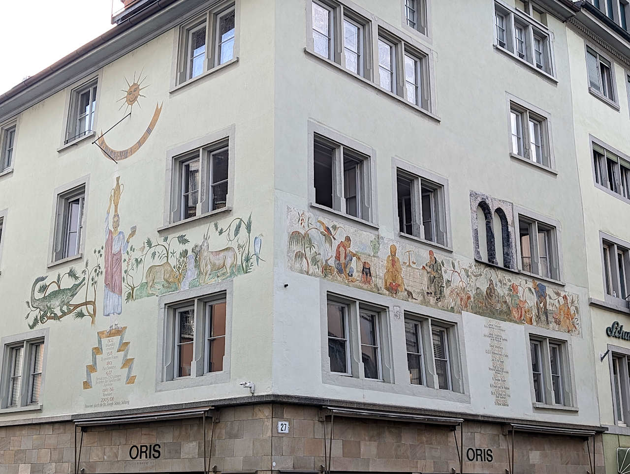 fresque à Zurich