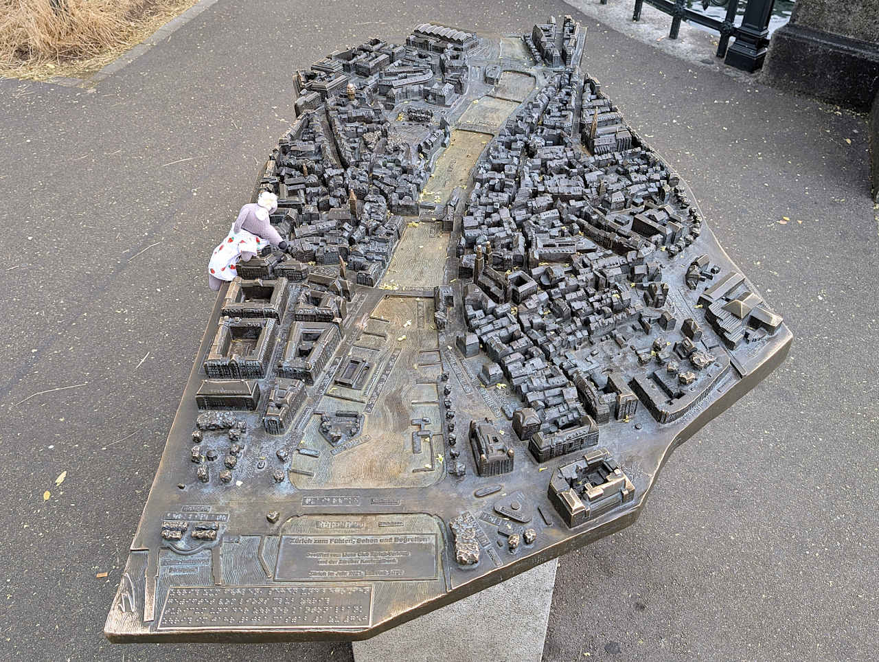 maquette de la vieille ville de Zurich