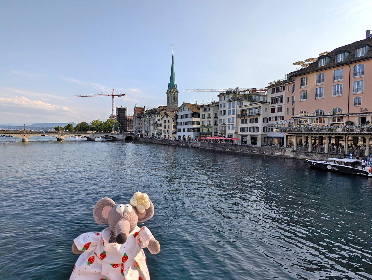 rives de la Limmat à Zurich