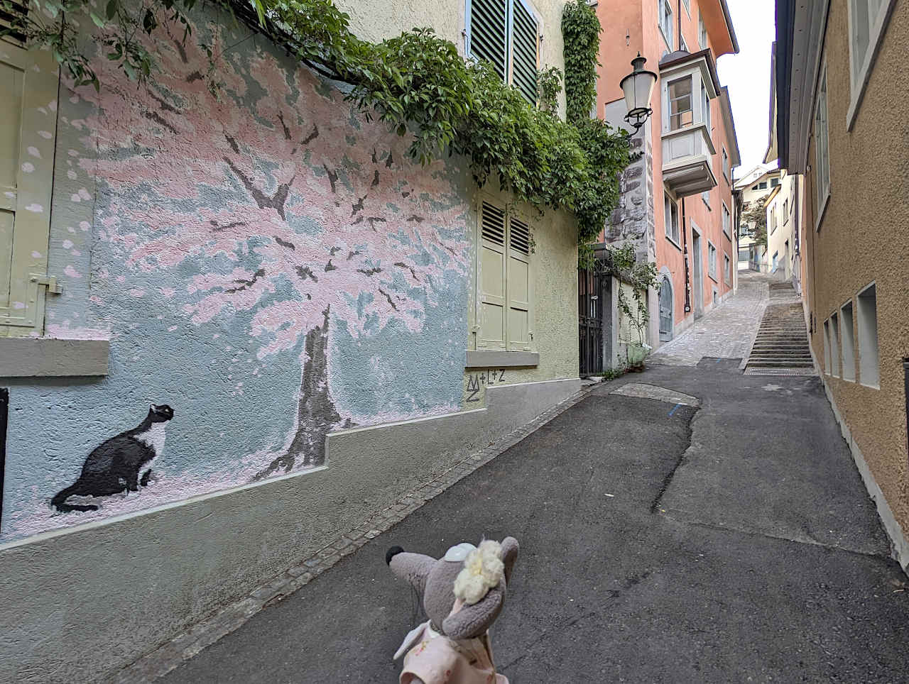street art chat à Zurich