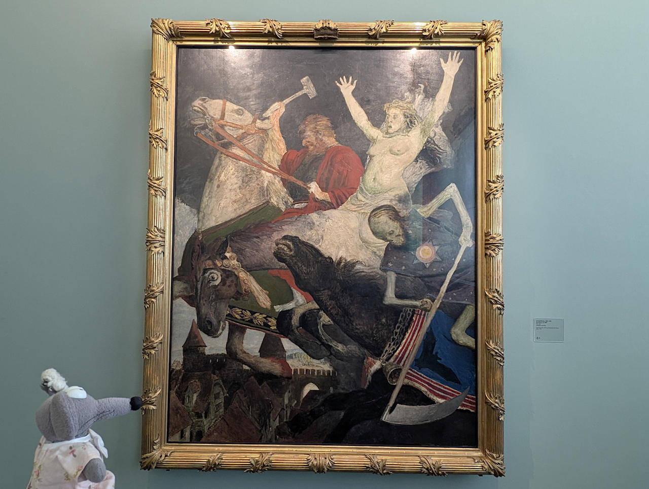 tableau de Böcklin au Kunsthaus de Zurich
