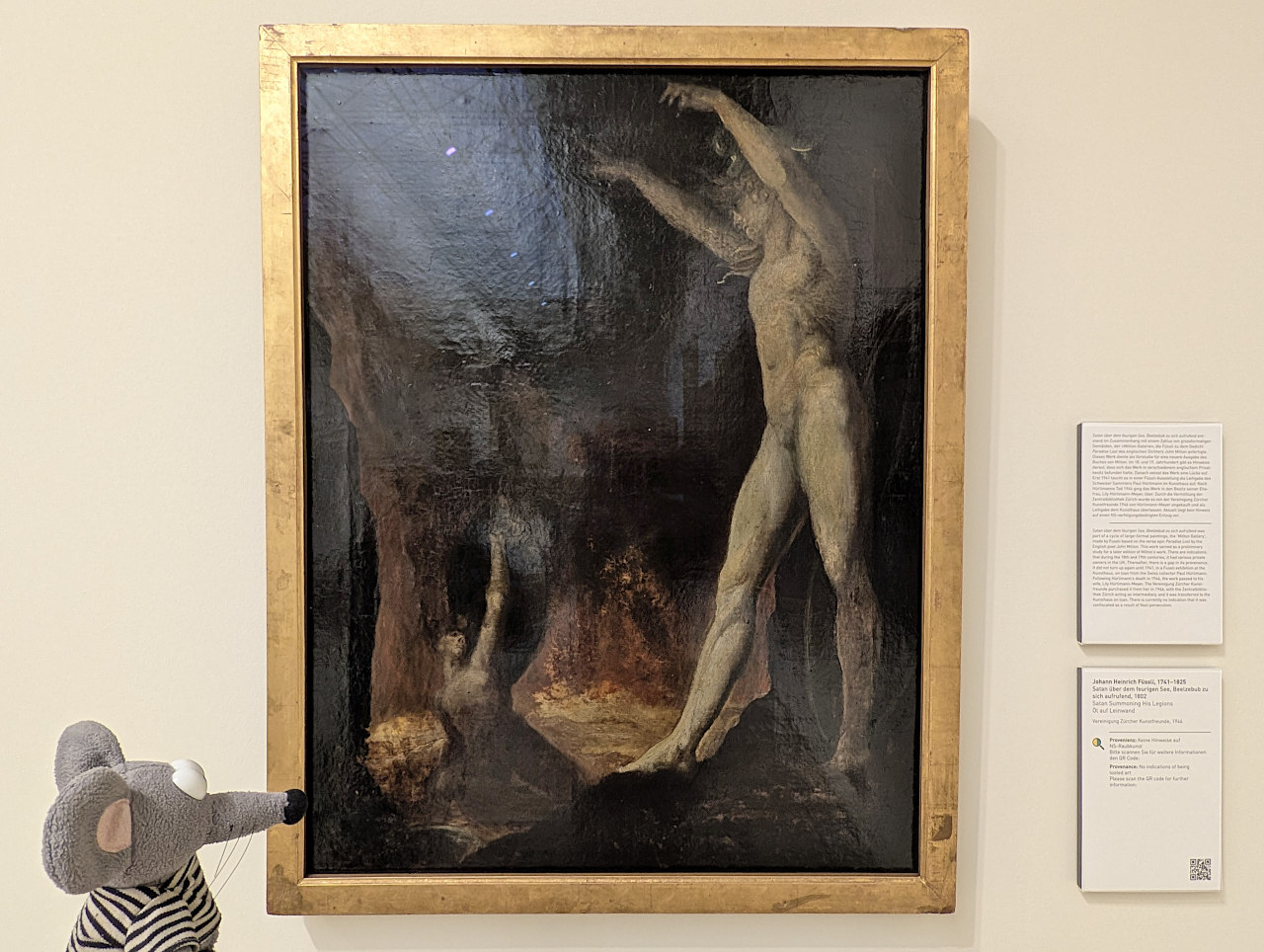 tableau de Füssli à la Kunsthaus de Zurich