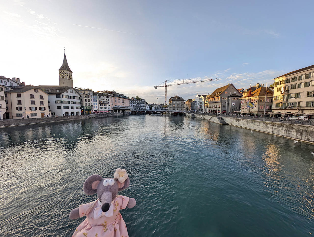 vue sur la Limmat à Zurich 2