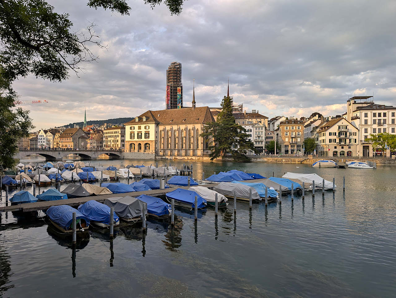 vue sur la Limmat à Zurich