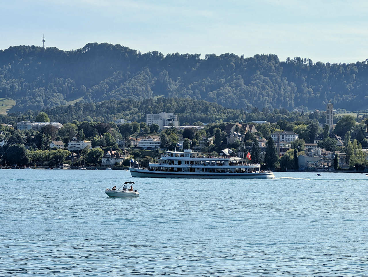 vue sur le lac de Zurich