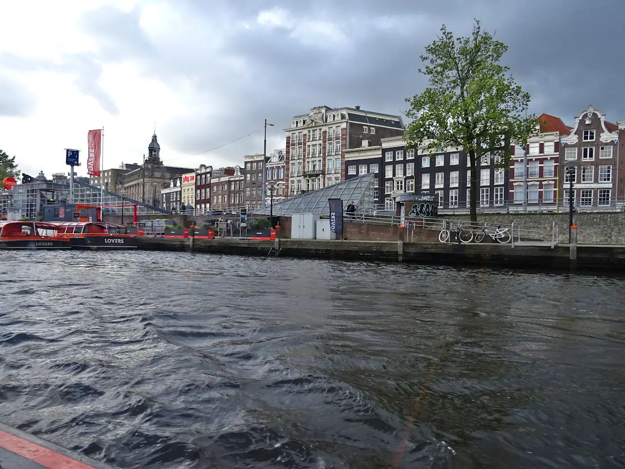Amsterdam vu du bateau