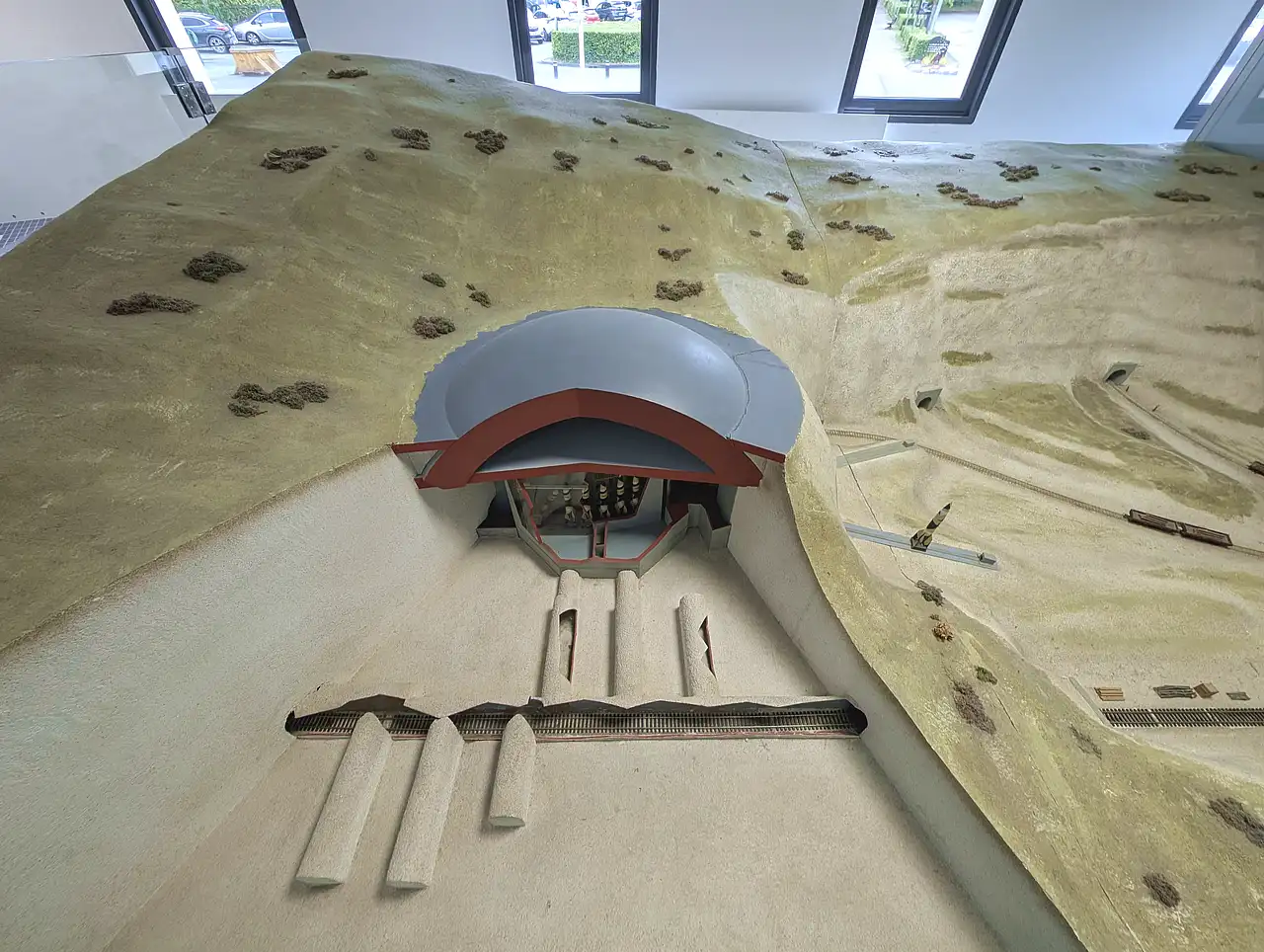 Coupole d'Helfaut maquette