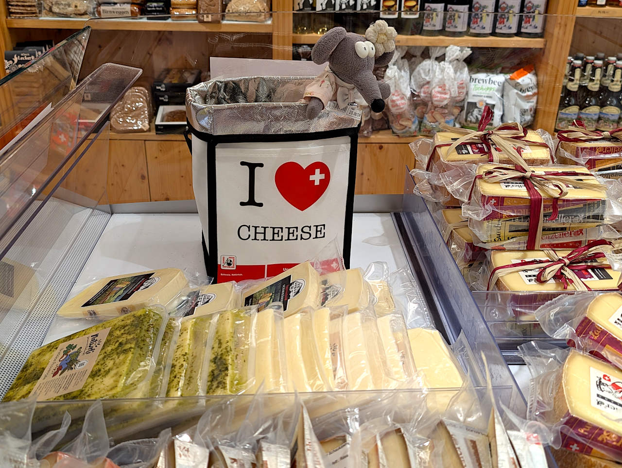 boutique à la fromagerie d'Appenzell