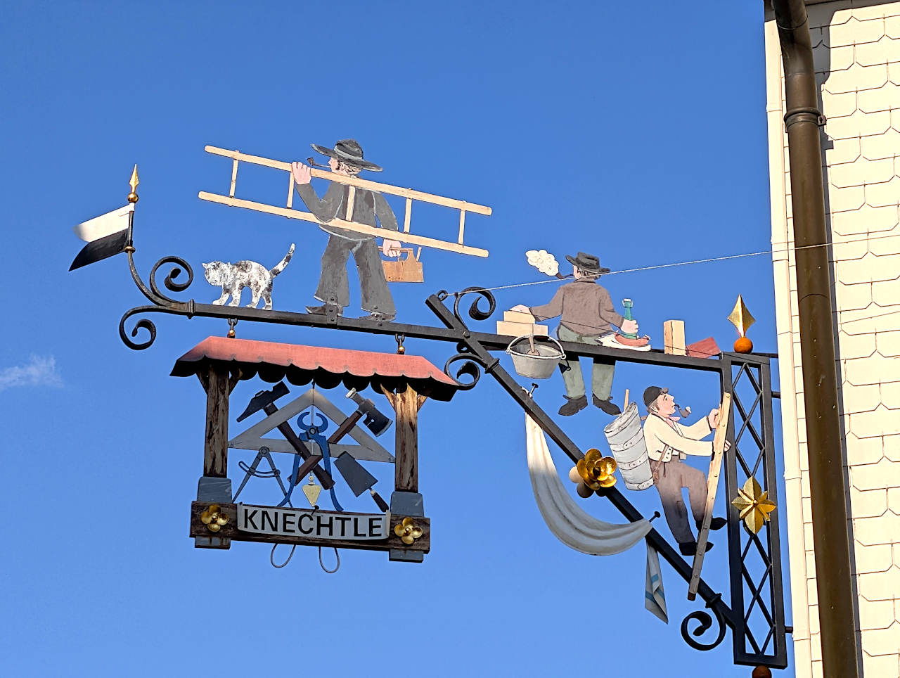 enseigne en fer forgé à Appenzell