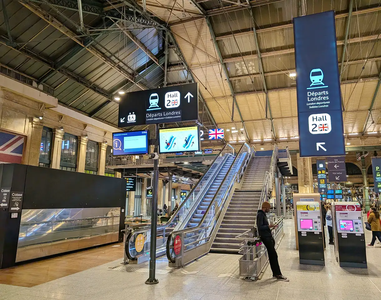 gare de Paris Nord Eurostar