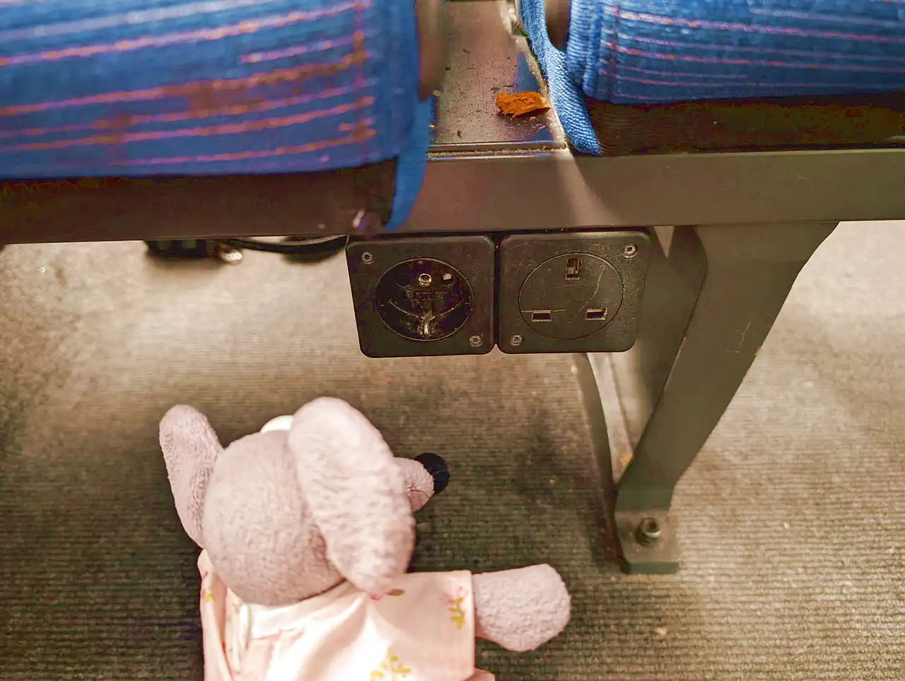 prises dans une rame d'Eurostar