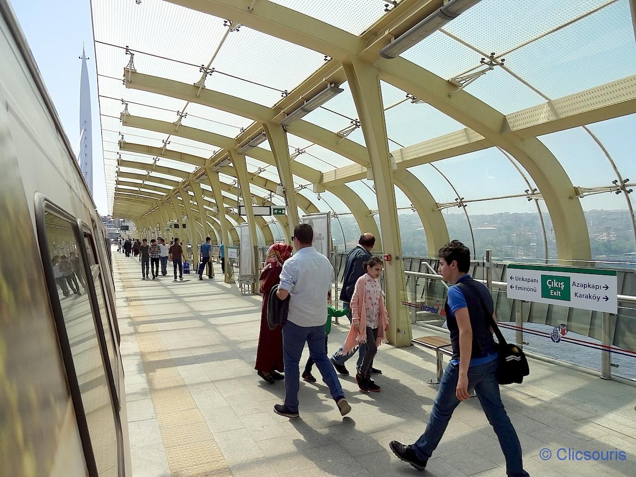 station de métro Halic à Istanbul