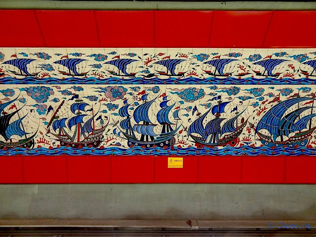 station de métro à Istanbul
