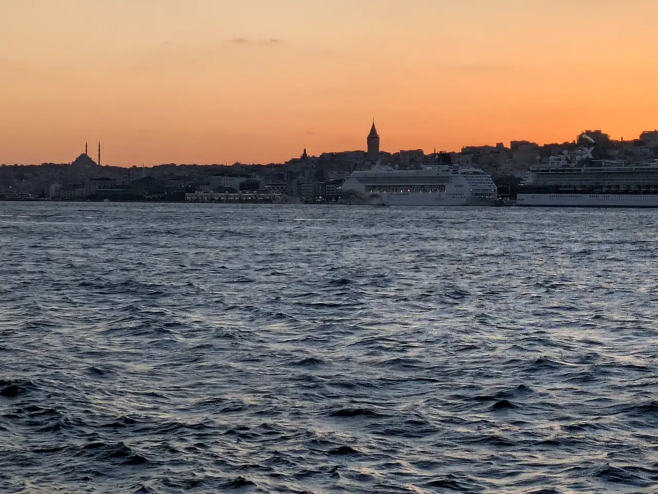 croisière au coucher du soleil à Istanbul