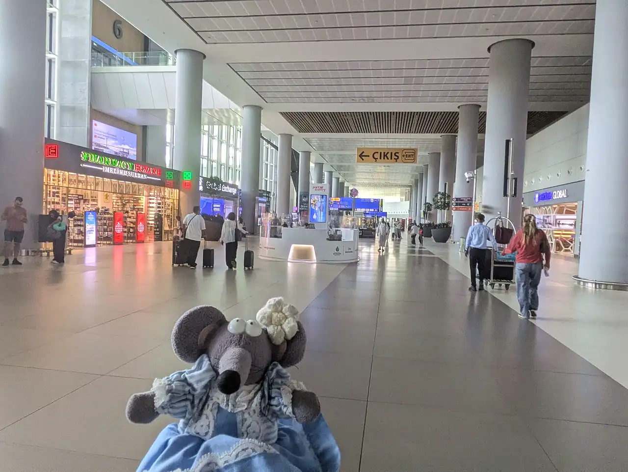 dans l'aéroport d'Istanbul