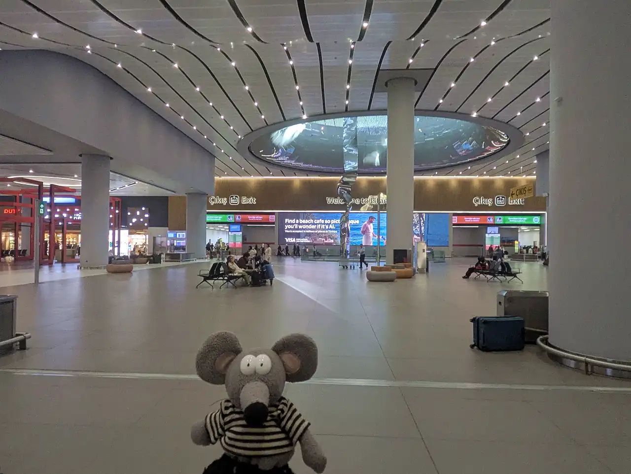 dans l'aéroport d'Istanbul