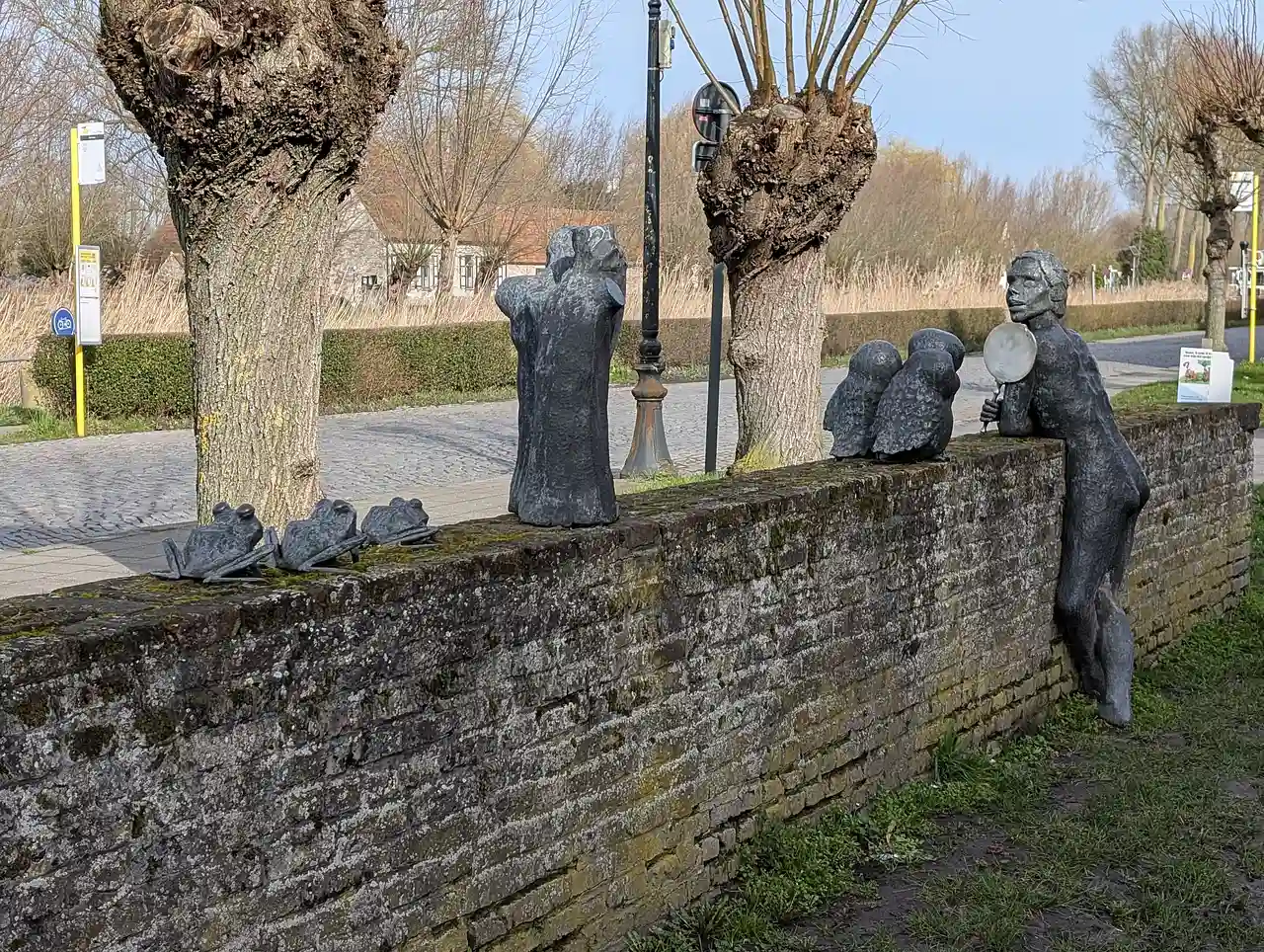 statue Uylenspiegel à Damme